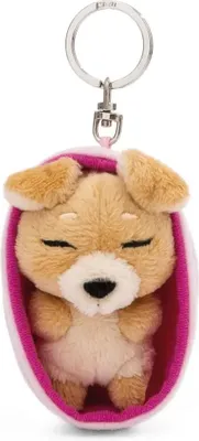 Produktbild von Nici Schlüsselanhänger Sleeping Pets - Hellbrauner Hund