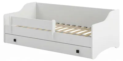 Zdjęcie produktu dla Łożko dziecięce ERYK z szufladą i barierką 180x80