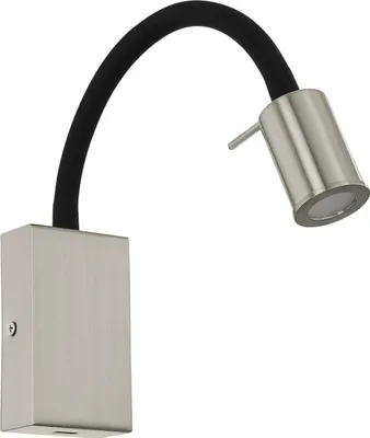 Immagine prodotto di Applique a LED in nichel nero opaco M.Usb Tazzoli
