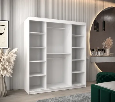 Obrázek produktu pro MINIO Šatní skříň 180 cm VERONA 1 Bílá / Sonoma