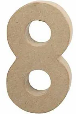 Immagine prodotto di Numero, grande, 20,5 cm, 8, 1 pz.