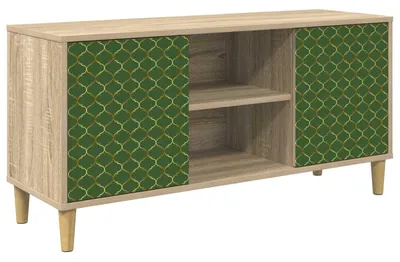 Obrázok produktu pre Skrinka pod televízor GELEEN, 102 x 33 x 50 cm, Imitácia Sonoma