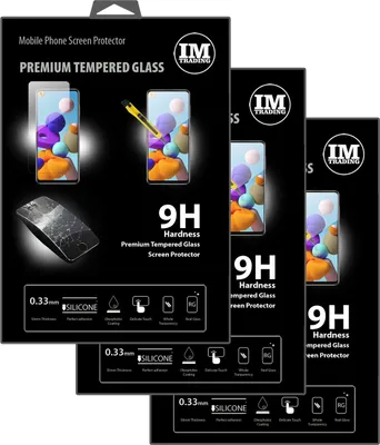 Obrázok produktu pre 3X ochranné tvrdené sklo 9H pre Samsung Galaxy A21s (A217F)