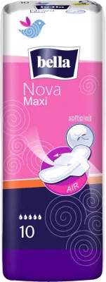 Produktbild von Bella Nova Maxi Binden mit Flgeln 10 Stk.