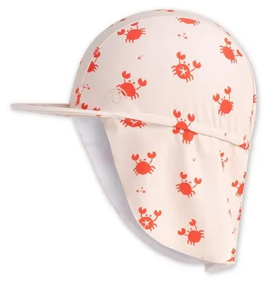 Productafbeelding van Swim Essentials Zonnepet - Beige/rood - Crabby