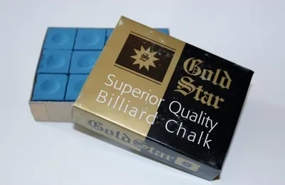 Produktbild von Goldstar Billard Kreide 12er Blau