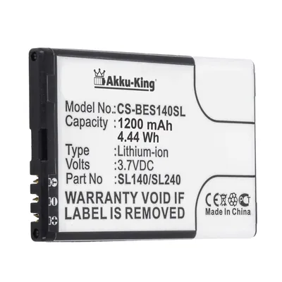 Akku fuer Bea-Fon SL140 SL240 - Li-Ion 1200mAh