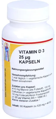 Produktbild von Reinhildis-Apotheke Vitamin D3 1000 I.E. Kapseln, 90 St. Kapseln