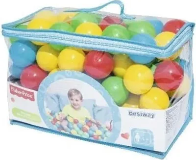 Produktbild von Bestway Bällebad-Bälle Fisher Price 100 Stk. 6,5 cm 93526