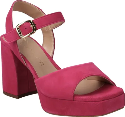 Produktbild von Unisa Sandalette ODRAN, Rauleder, Rot, Damen