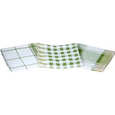 Image de Dyckhoff 02902 99 300 Torchons 3 pcs olive 50,0 x 70,0 cm