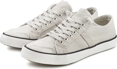 Produktbild von AUTHENTIC LE JOGGER Sneaker Textilschuh, Stoffschuh, Schnürschuh, Halbschuhe, Freizeitschuhe hellgrau Größe 40