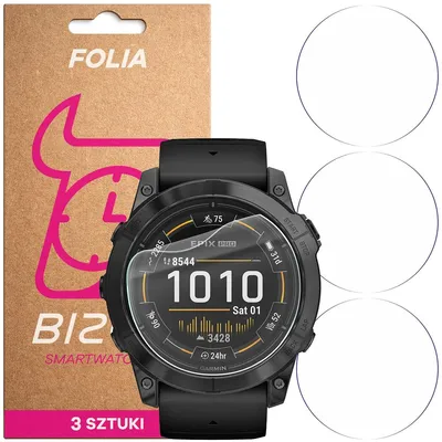 Produktbild von 3x Schutzfolie für den Bildschirm für Garmin Epix Pro 2 gen. 51 mm, Bizon Watch HydroFlex