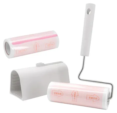 Image de Omgoods - Rouleau anti-peluches avec 2 recharges, idéal pour les vêtements et les poils d'animaux