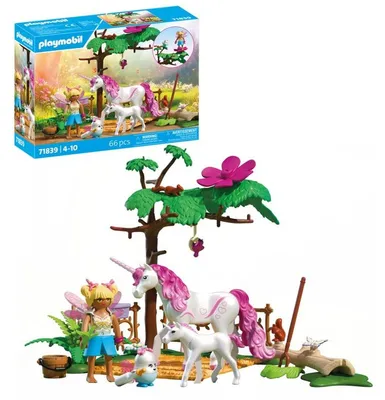 Image de PLAYMOBIL 71839 Ecurie licorne magique : maman & poulain