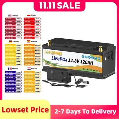 Obrázok produktu pre 12V 120Ah LiFePO4 batéria - Lítiová batéria - Batéria pre solárne systémy - Batéria pre karavany - Batéria pre systémy mimo siete - Vysoká kapacita