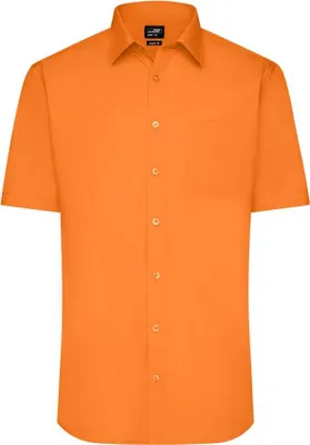 Produktbild von Klassisches Shirt aus pflegeleichtem Mischgewebe orange, Gr. S