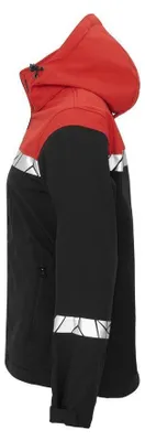 Produktbild von Projob - "7417" Softshelljacke für Damen, Reflektierende Details ET843 (L) (Grau/Schwarz)