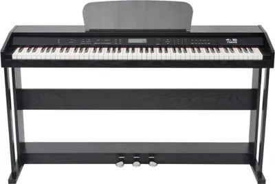 Obrázek produktu pro vidaXL Digitální piano s 88 klávesami a pedály Černá melaminová deska