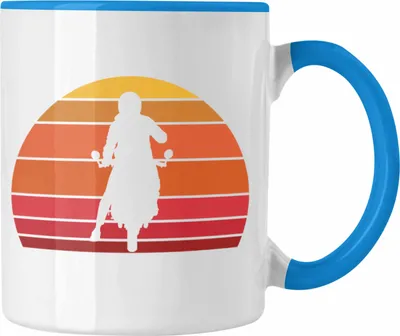 Produktbild von Trendation - Roller Fahrer Geschenk Tasse Rollerfahrer Geschenkidee Führerschein Bestanden (Blau)