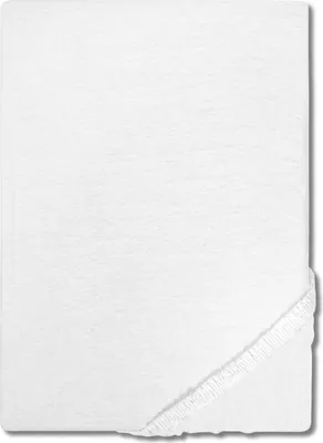 Obrázok produktu pre CloudComfort Základné napínacie prestieradlo jersey biele 90 x 190 - 100 x 200 cm