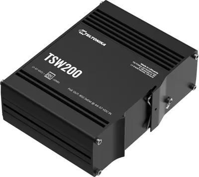 Produktbild von TELTONIKA TSW200 Unmanaged Switch PoE+ Gigabit SFP