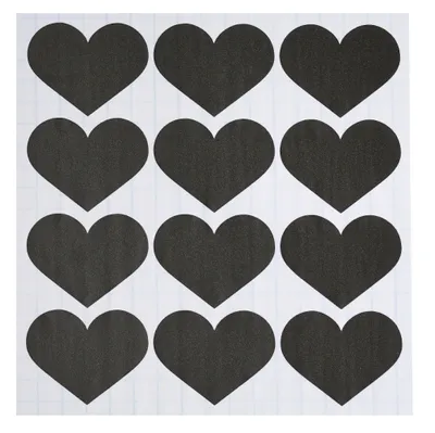 Produktbild von Tafelfolien-Sticker Herzen D: 5 cm - 3 Bögen Hobbyfun