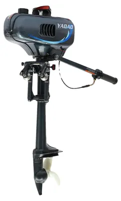Productafbeelding van Buitenboordmotor, 2-takt motor, maximaal vermogen 3,5 pk, zwart