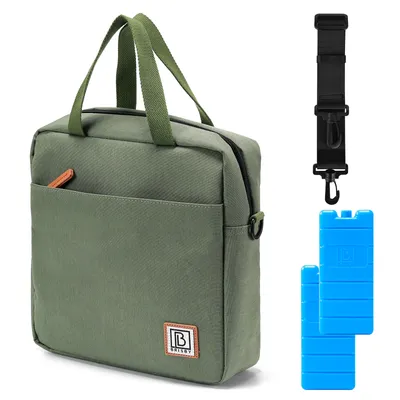 Produktbild von Brisby 4-lagige Kühltasche – Lunchtasche 7 Liter – Grün