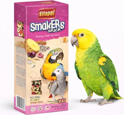 Zdjęcie produktu dla VitaPol - Smakers Maxi owocowy dla dużych papug 450 g