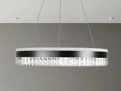 Obrázek produktu pro LED závěsné křišťálové svítidlo s dálkovým ovládáním, 80W - TA2302/B