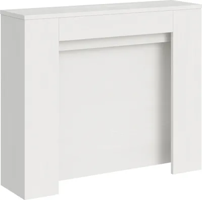 Produktbild von Ausziehbare Konsole für Eingangsbereich und Esszimmer, Platz für 10 Personen, 90×25-211, Modell Kiba - Esche