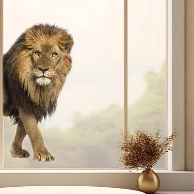 Immagine prodotto di Pellicola adesiva per vetri con motivi floreali, decorazione per soggiorno, camera da letto, ufficio