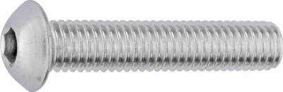 Produktbild von Connex Gewindeschrauben M8 x 40 mm Sechskant Linsenkopf - 4 Stück Edelstahl
