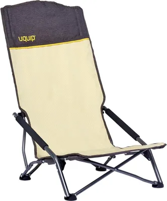 Immagine prodotto di Sedia da campeggio, sedia pieghevole, sedia ribaltabile, in acciaio, pieghevole, 120 kg, color sabbia