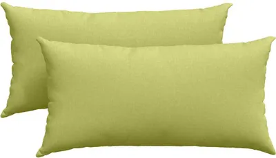 Immagine prodotto di vidaXL Cuscini per divano 2 pezzi Tessuto verde chiaro 80 x 40 cm