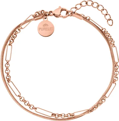 Produktbild von Purelei Damen Armband Sleeky-Unison PUR-Bracelet-Sleeky-Unison Rosegold Onesize