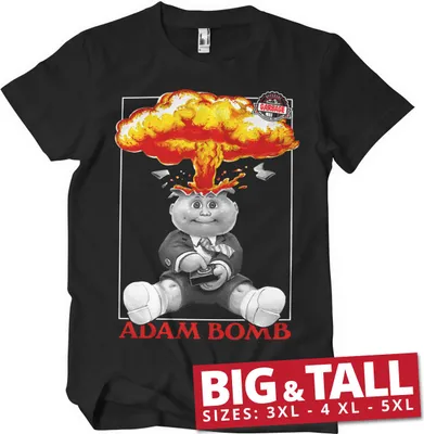 Produktbild von Adam Bomb Big & Tall T-Shirt - 4XL - Black