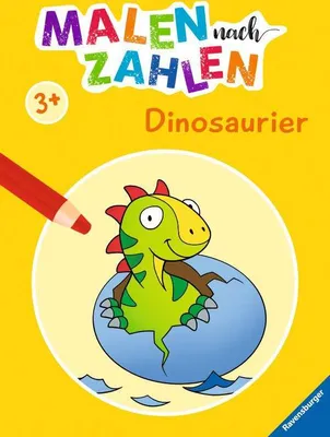 Produktbild von Malen nach Zahlen ab 3 Jahren: Dinosaurier