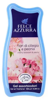 Zdjęcie produktu dla Felce Azzurra, Odświeżacz w żelu Peony & Cherry Blossom, 140g