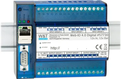 Immagine prodotto di W&T 57730 W&T Web-IO 4.0 digitale, 12 ingressi, 12 uscite