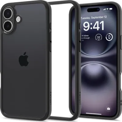 Immagine prodotto di Spigen Ultra Hybrid Apple iPhone 16 Nero opaco