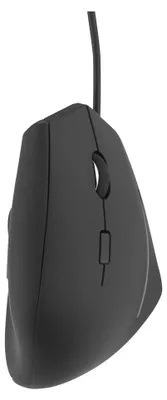 Produktbild von Vertikale ergonomische Maus Computermaus - 1600 dpi - USB - Schwarz - Für Windows, Linux und MacOS