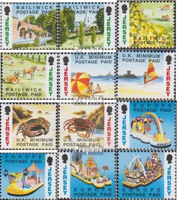 Produktbild von Briefmarken GB - Jersey 1993 Mi 595-606 (kompl.Ausg.) postfrisch Jerseymotive