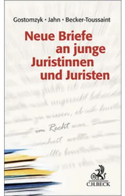 Produktbild von Neue Briefe an junge Juristinnen und Juristen