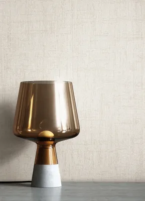 Produktbild von NEWROOM Tapete Beige Vliestapete Unifarbe - Unitapete Uni Creme  Leinenoptik   Modern
