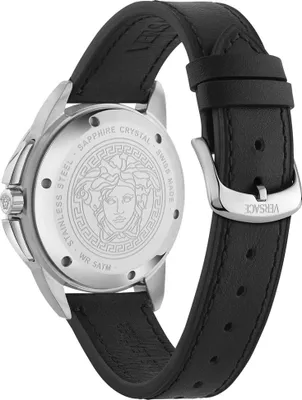 Produktbild von Versace Uhr Herren V‑Sport Chrono Schwarz/Silber VEKIA0125