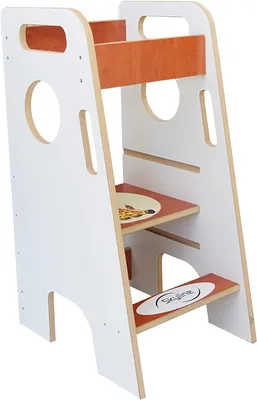 Produktbild von Skyline Steh und Lernturm Baby ab 1 Jahr Montessori Learning Tower Tritthocker Kinder Kitchen Helper Kinderhochstühle