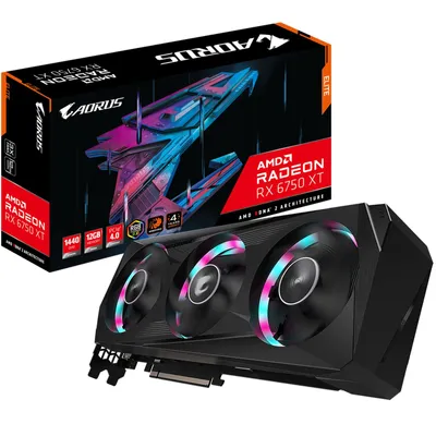 Produktbild von Gigabyte GV-R675XTAORUS E-12GD AORUS Radeon RX 6750 XT ELITE 12G
