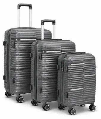 Produktbild von Barut PP Reisekofferset Dunkelgrau MS-19065